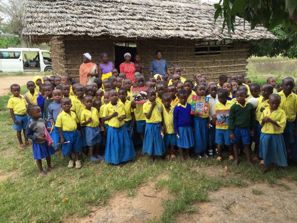 Children who attend Boheka school in Kenya,