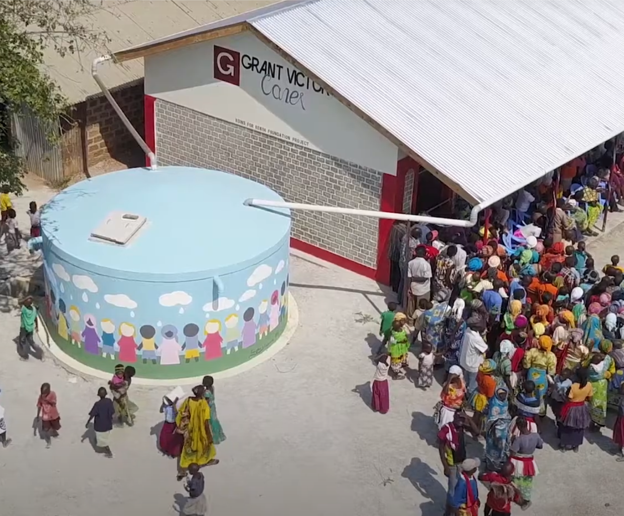 30,000 liter water cistern donated to Kenyan village